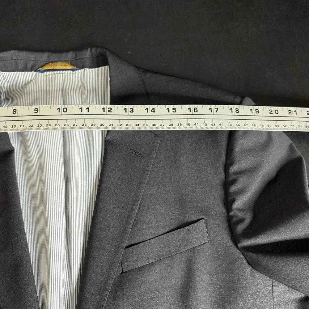 Brooks Brothers Explorer Madison Fit Gray Wool Blazer‎ Jacket Mens 42L